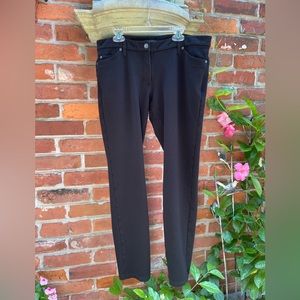 EILEEN FISHER Black Slim Leg JEANS Size 12